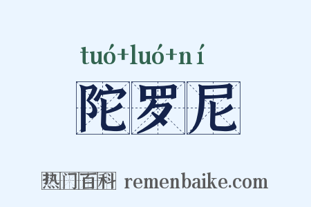 陀罗尼是什么意思的图片